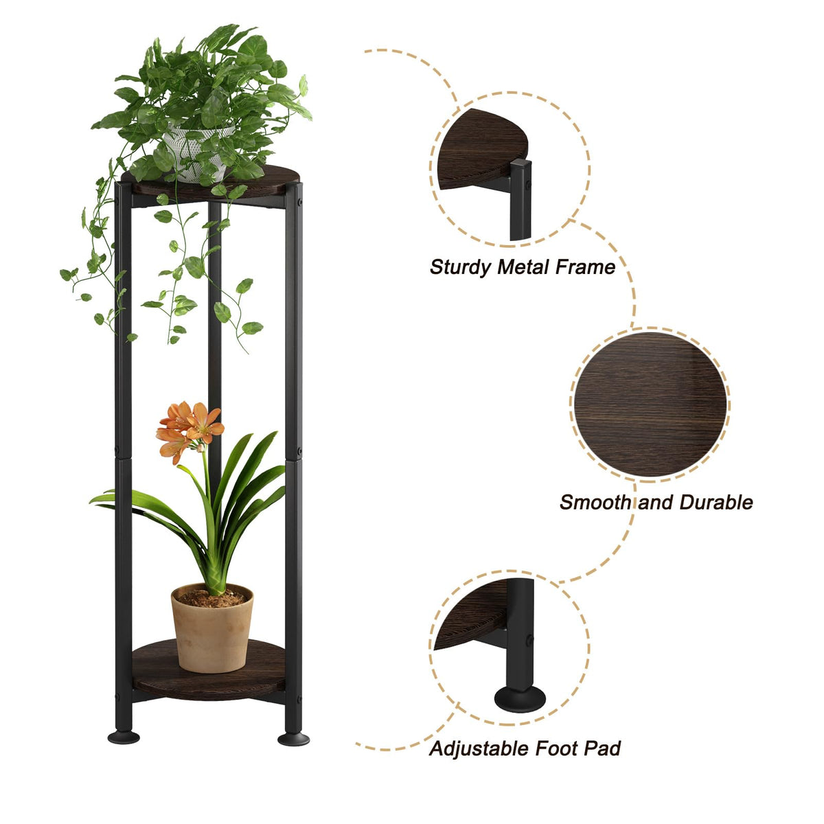 YIZAIJIA top and bottom plant display for versatile arrangements