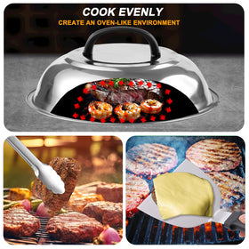 YJHOLE basting cover keeps heat in for even topping and quick finish.