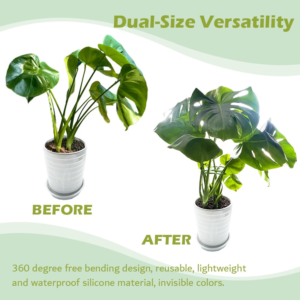YjiaYjiaY reusable waterproof plant stem support for indoor and outdoor use