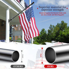YKFLY stainless steel flag pole demonstrates durability for outdoor installation