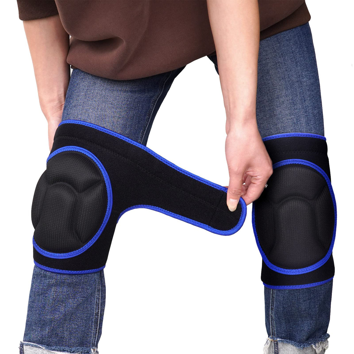 YKTSUJ knee pad anti-slip design helps you stay steady on floors