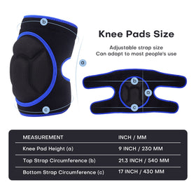 YKTSUJ knee pad pairs include durable protection with easy care for frequent use