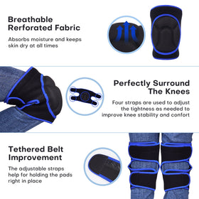 YKTSUJ knee pad soft padding absorbs shocks during cleaning and maintenance tasks