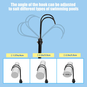 YLSAZL durable iron pool cover holder for sturdy, long-lasting storage
