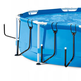 YLSAZL solar pool cover holder assembly for quick setup on framed pools