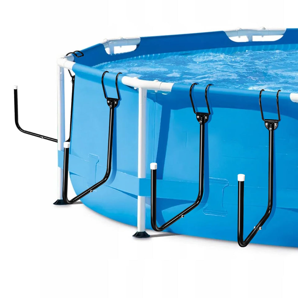 YLSAZL solar pool cover holder assembly for quick setup on framed pools