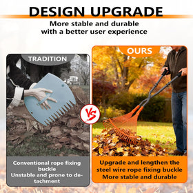 YLSAZL weather-resistant plastic leaf claw withstands outdoor use.
