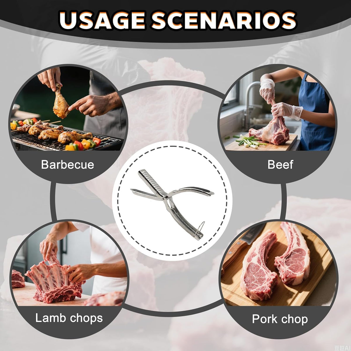 YLSURNY rib membrane remover aids prep of pork beef ribs