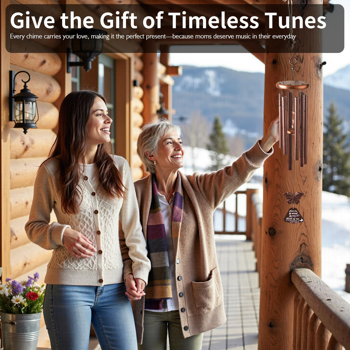 YLYYCC metal tubes tuned for crisp, harmonious melodies when wind moves.