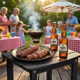 Y&M durable rust-resistant table designed for long life in sun and rain.