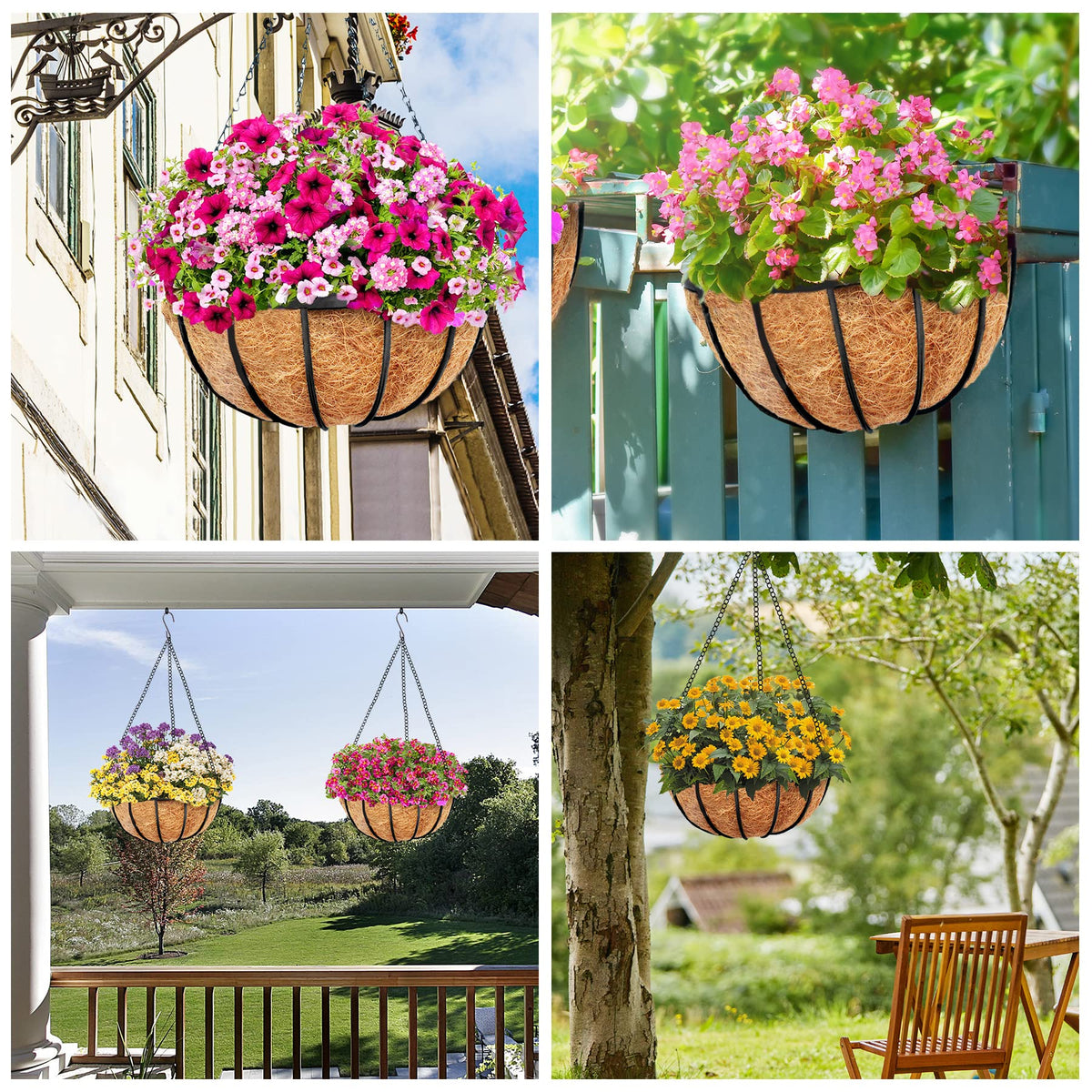YM eco-friendly round planter liner preserves moisture for plants.