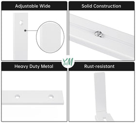 Y&amp;M included hardware for quick installation and tidy mounting