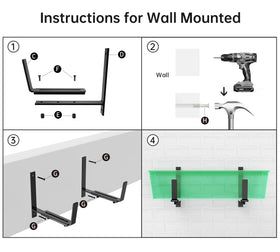 Y&M stylish outdoor brackets create elegant indoor or outdoor plant displays.