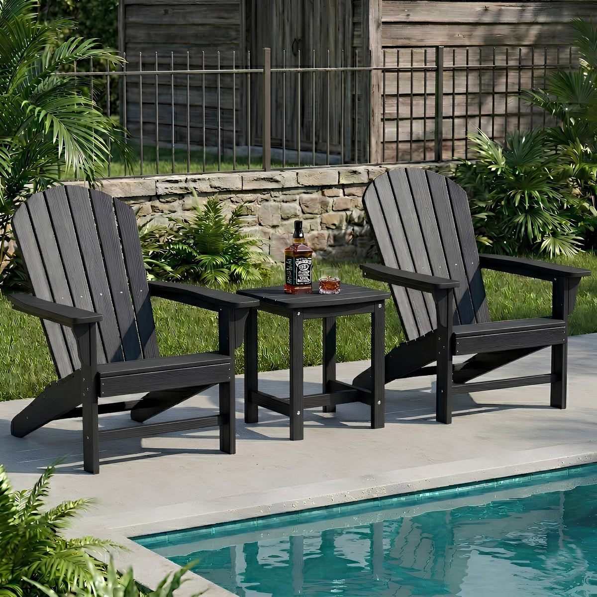 Y&M versatile indoor-outdoor table suitable for patios, living rooms, or balconies.