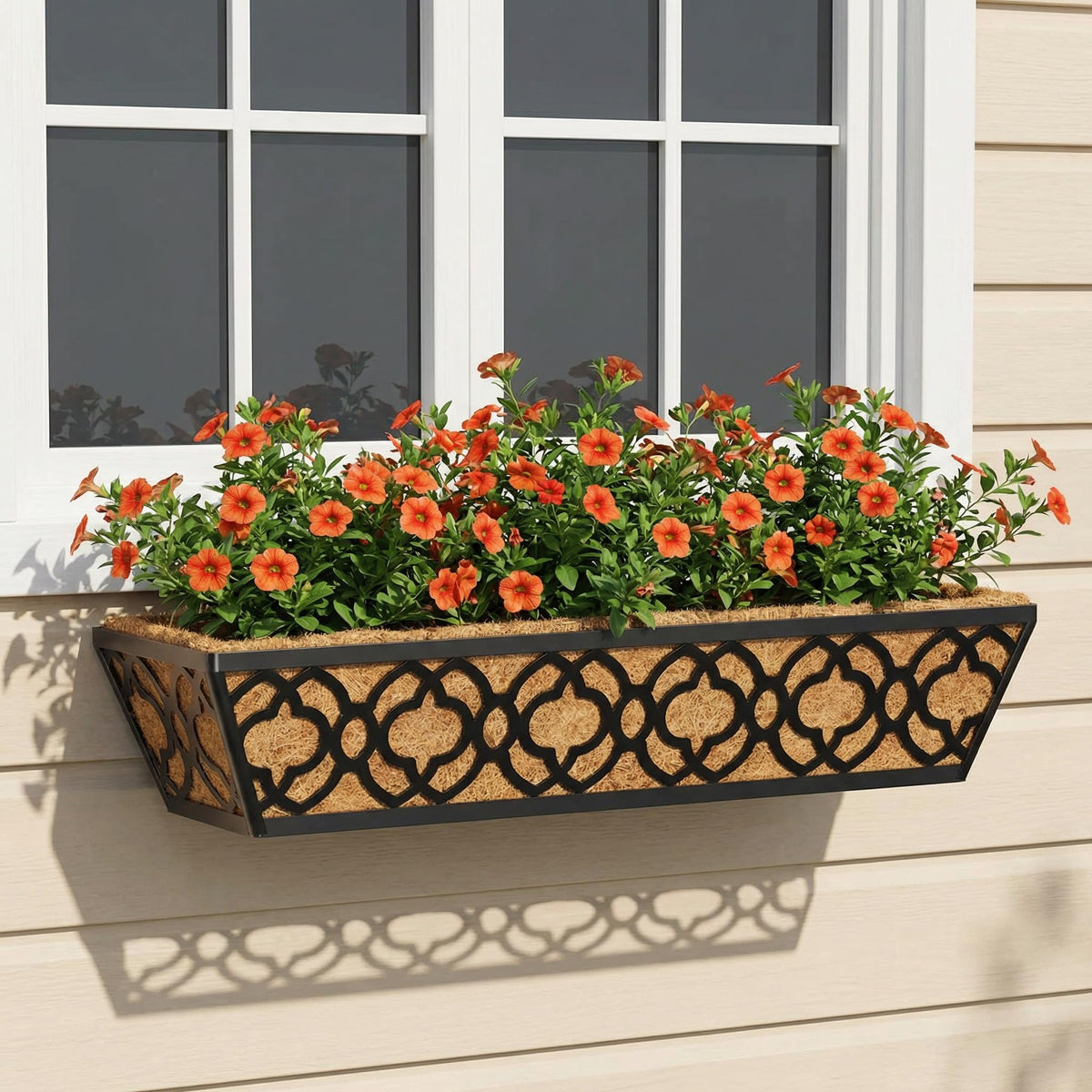 Y&M window box multiuse design suitable for window, fence, or railing planting