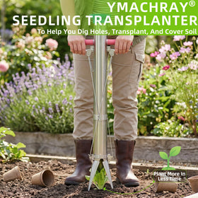 Ymachray Bulb Planter stands 90 cm high for comfortable reach.