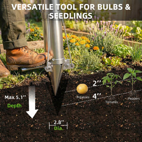 Ymachray Bulb Planter spring design supports many uses.
