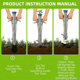 Ymachray Bulb Planter has an 11.5 cm funnel for easy filling.