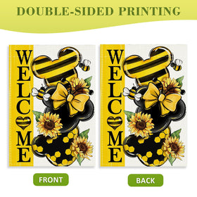 YMCAFZ weatherproof sunflowers flag resists fading through seasons