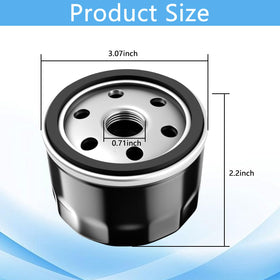 YMHHefy oil filter metal casing provides rugged durability in outdoor use.