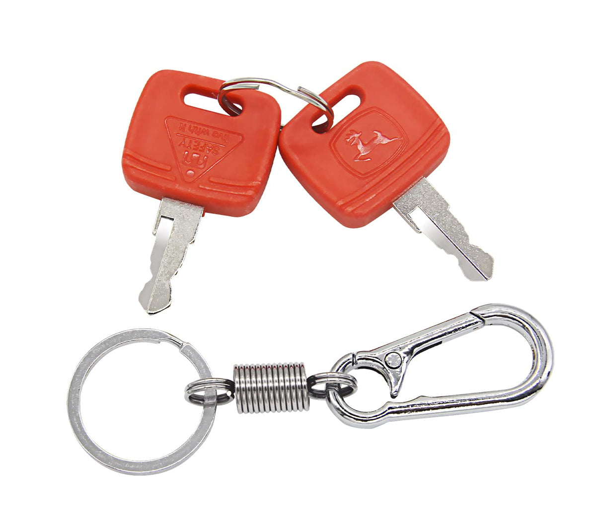 Ymholok ignition keys for John Deere tractors, quick replacement and reliable ignition access.
