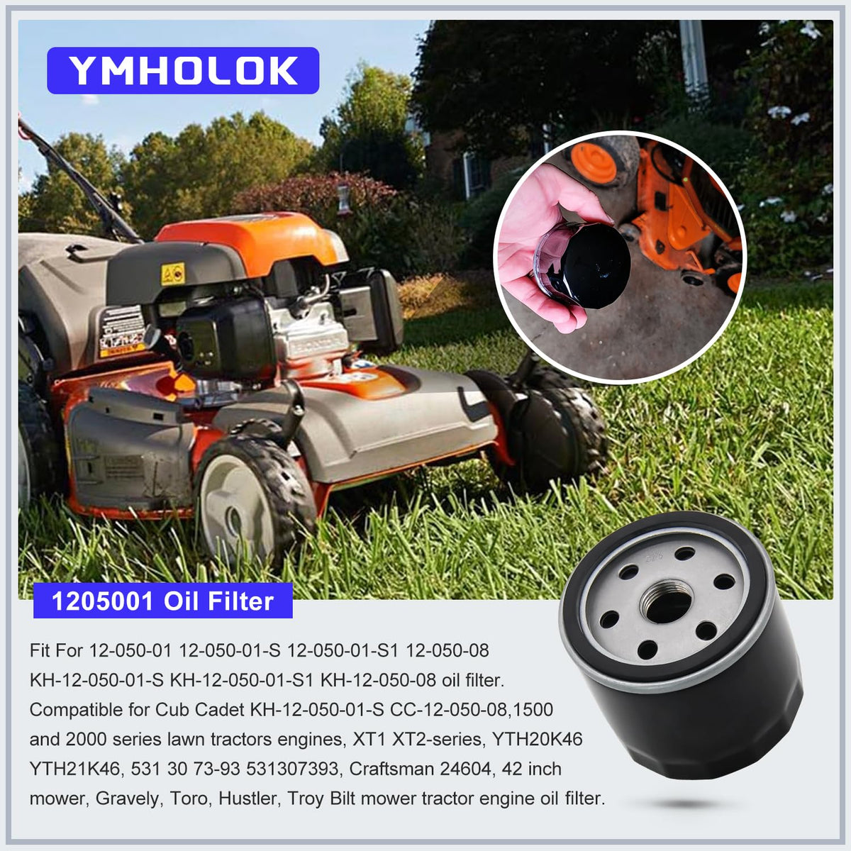 Ymholok filter detail showing anti-drain back valve for quick, clean starts