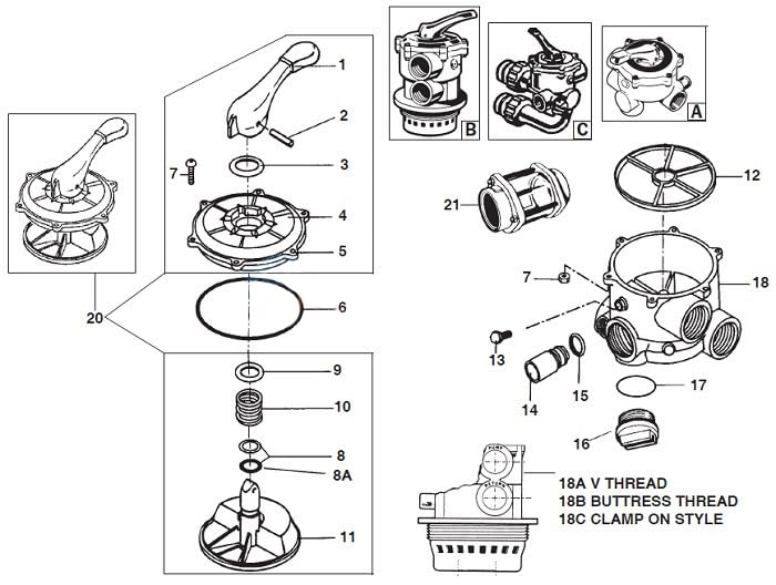 YMHYJY SPX0710Z16 non-metallic bearing detail for valve motion
