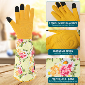 Ymomode breathable canvas back keeps hands cool during warm garden days.