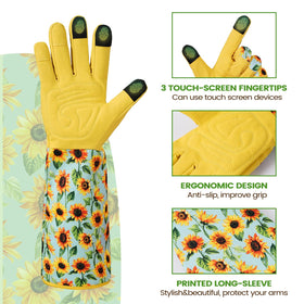 Ymomode elastic wrist and adjustable cuffs keep gloves secure during tasks