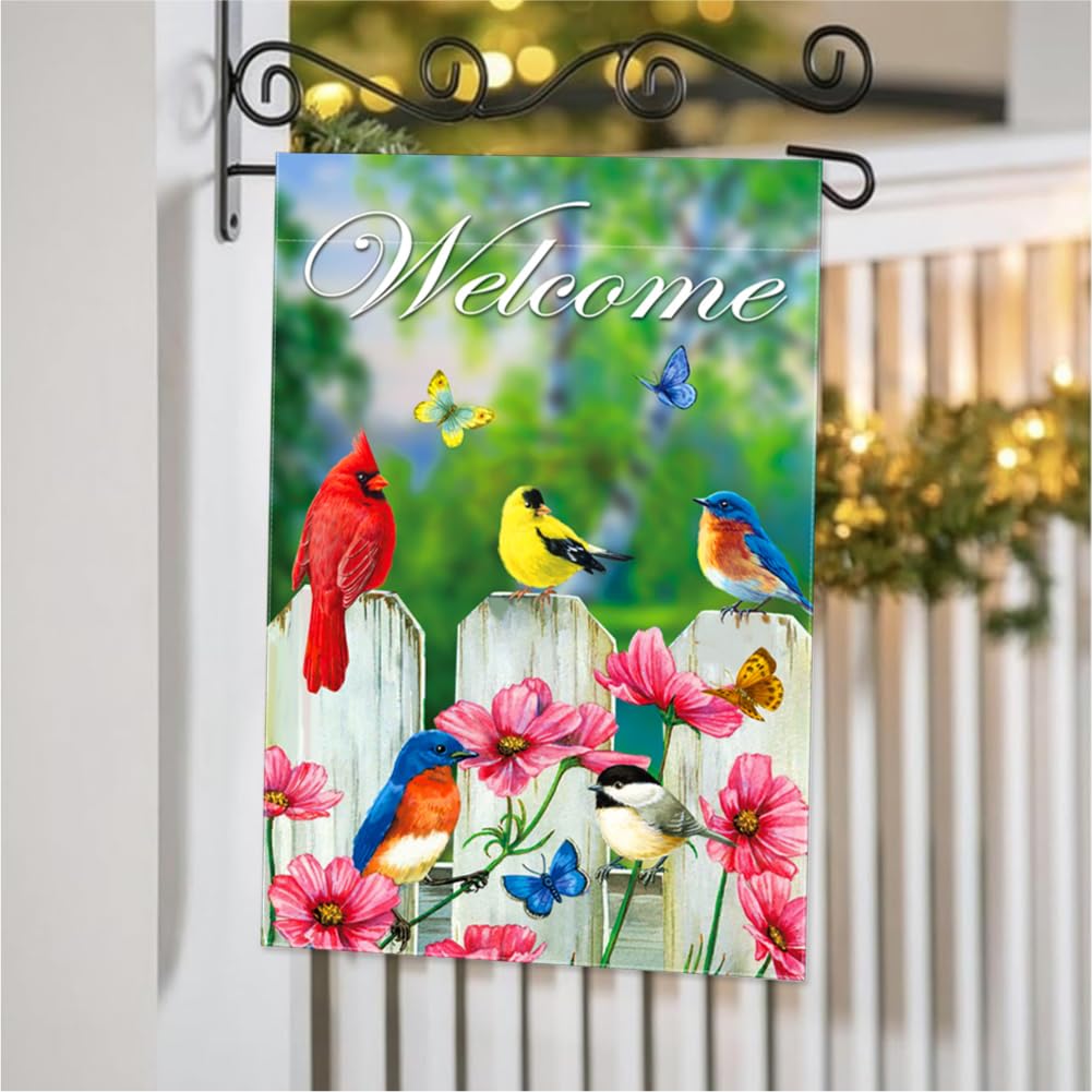 YMYIELD Outdoor yard flag decor on deck or garden for seasonal charm