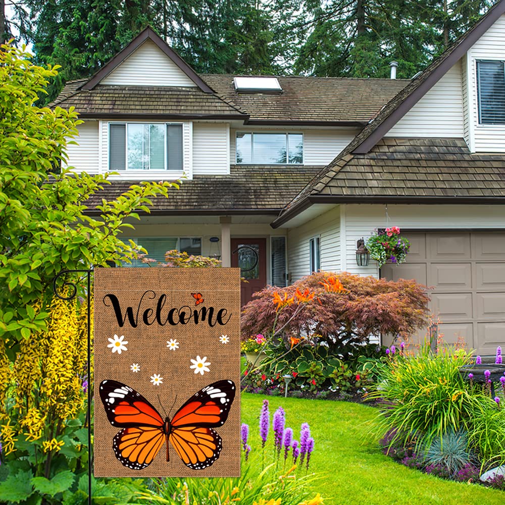 YMYIELD Monarch flag outdoor-ready, easy yard decor setup
