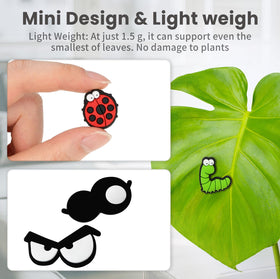 Yncotte face magnets add personality to potted plants