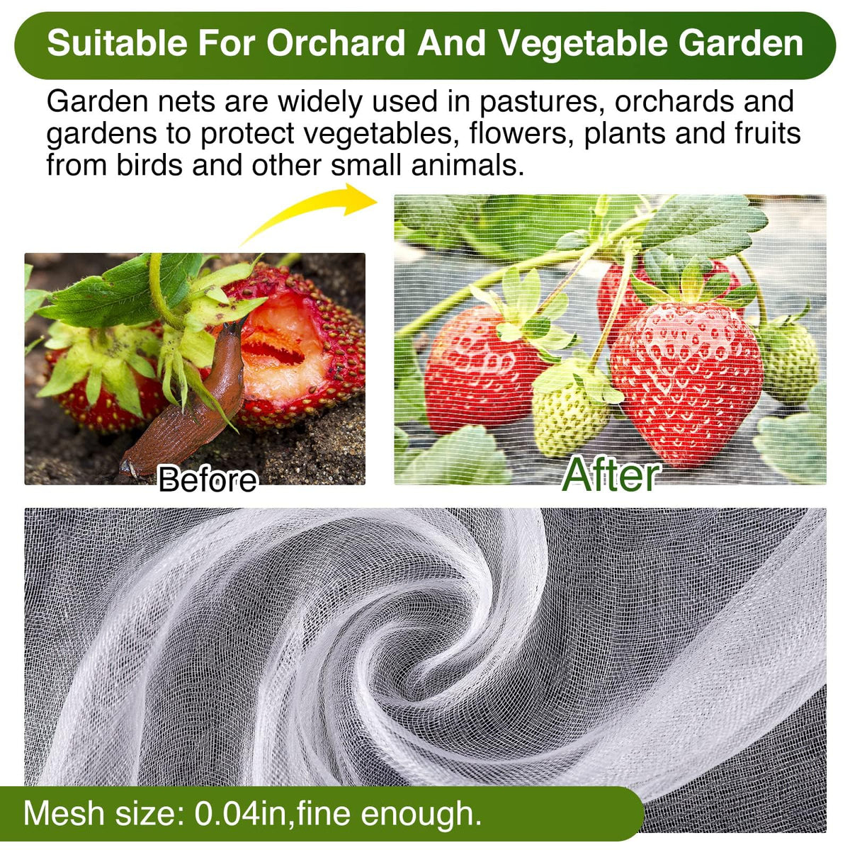 YNERHAI cabbage tomato cauliflower cover shields crops outdoors