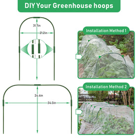 YNERHAI greenhouse clips hold netting to the frame securely