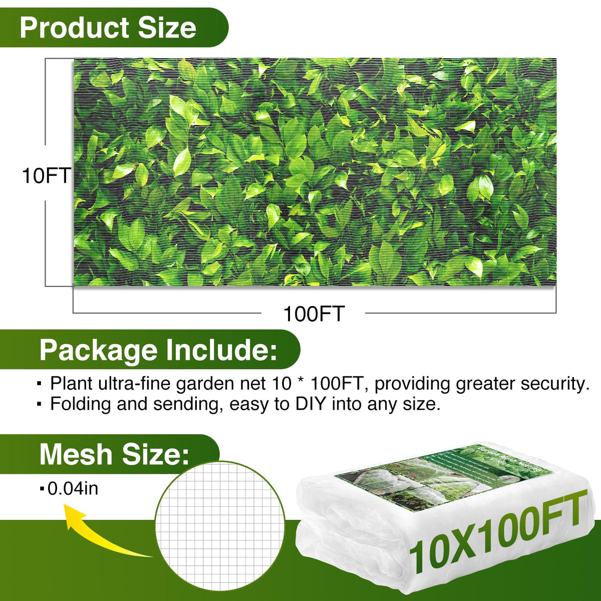 YNERHAI plant barrier protects fruit trees from wildlife