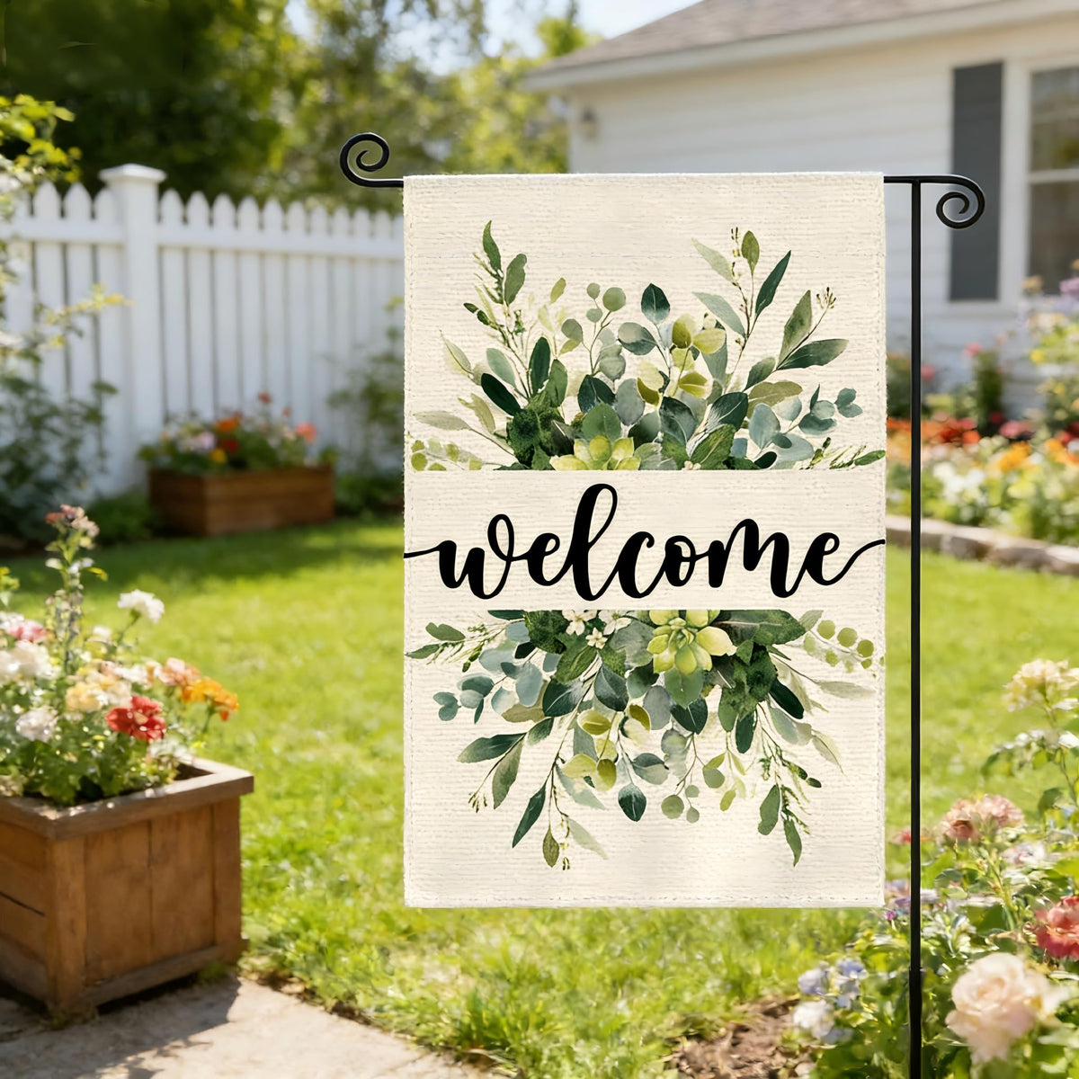 Ynlsds outdoor flag for yard, weather-resistant for all-season display.
