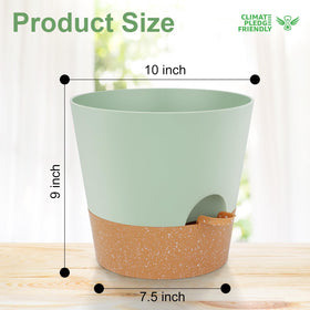 YNNICO pot features reinforced 4mm-thick sidewalls for durability