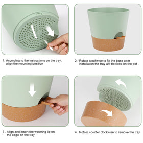 YNNICO pot shows drainage holes to support healthy roots