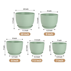 YNNICO plant pot with mesh drainage holes for healthy root airflow.