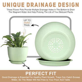 Modern green planters brighten any indoor or outdoor space