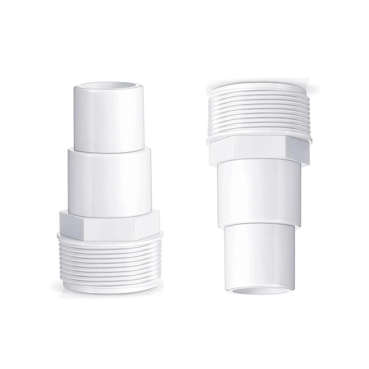 Ynxgzcan durable pool fitting with precise threading for reliable hose attachment