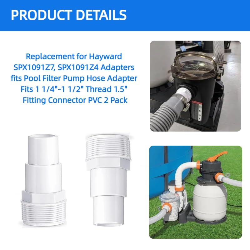 Ynxgzcan two-pack included adapters for replacement or spare parts