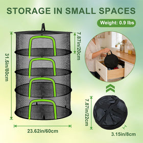 YOBAZAN complete drying kit includes pruning shears and accessories.