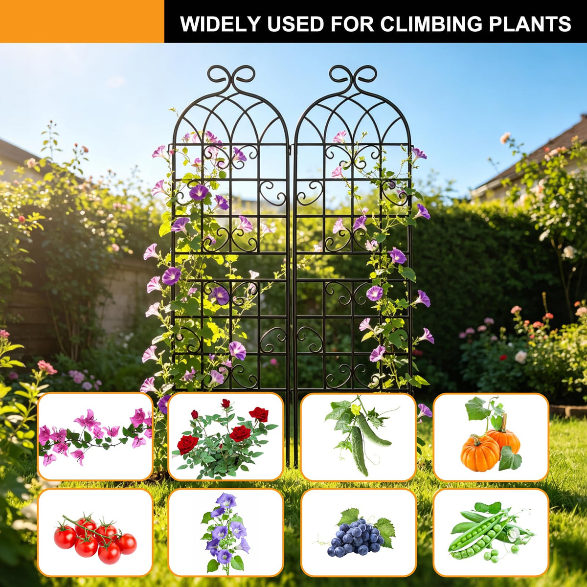 YOBAZAN ideal for roses and vines, keeping stems upright.