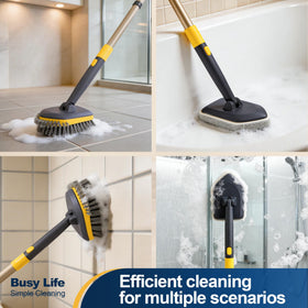 Yocada makes bathroom cleaning easier with confident reach.
