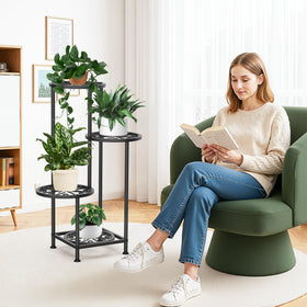 YOCOMEY all-iron construction provides sturdy outdoor durability