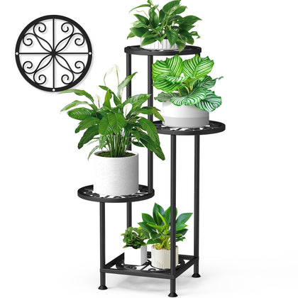 YOCOMEY four-tier plant stand ready to assemble for corner plant display