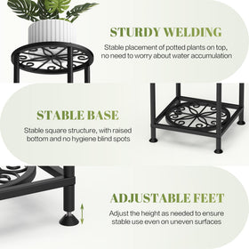 YOCOMEY stand with asymmetrical tiers maximizing sunlight for each plant