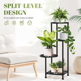YOCOMEY 33-inch tall stand fits compact corners with tall plant display