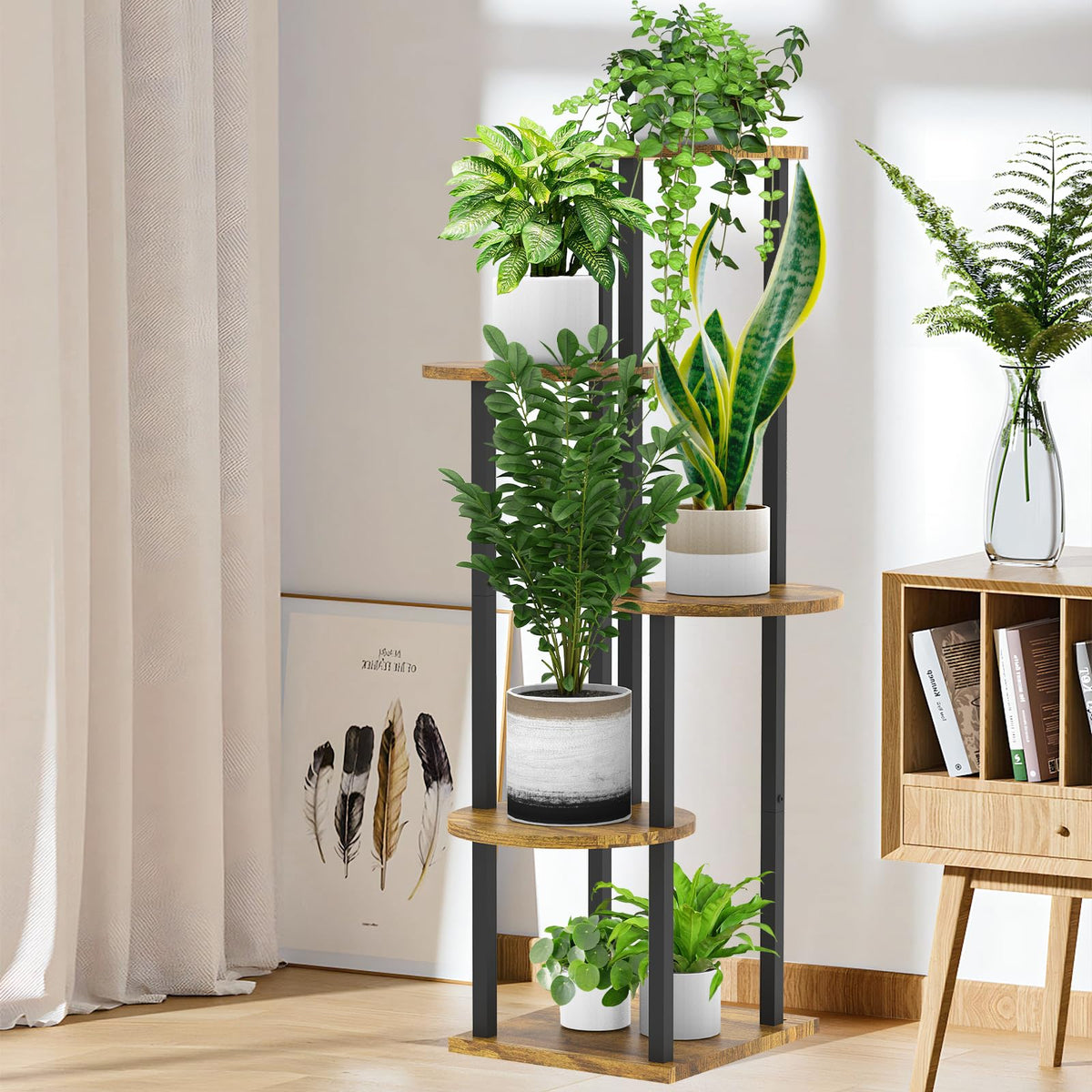 YOCOMEY living room corner display suits balcony and hallway decor